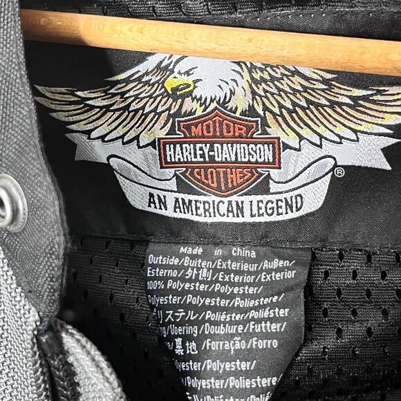 Harley Davidson Performance Ready Motorcycle Jacket Riding Gear Mesh Padded - Si - Picture 6 of 15